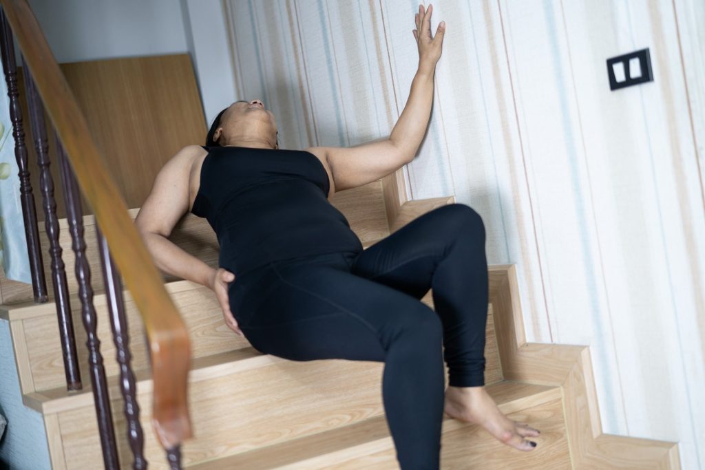 slip and fall incident